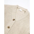 Кардиган для девочки Amarobaby Knit, рост 98 см, цвет молочный - Фото 5