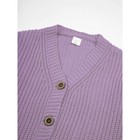 Кардиган для девочки Amarobaby Knit, рост 104 см, цвет сиреневый - Фото 6