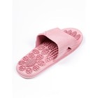 Тапочки с массажным эффектом AMARO HOME Relax Step Открытый нос (Розовый) 38-39 - Фото 2