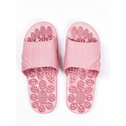 Тапочки с массажным эффектом AMARO HOME Relax Step Открытый нос (Розовый) 38-39 - Фото 6