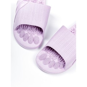 

Тапочки с массажным эффектом AMARO HOME Relax Step Открытый нос (Фиолетовый) 36-37