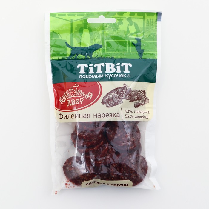 Лакомство Titbit для собак, нарезка «Филейная», 80 г - Фото 1
