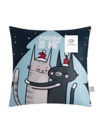 Подушка декоративная новогодняя «Этель. Любви в НГ», 40×40 см, велюр - фото 54731845