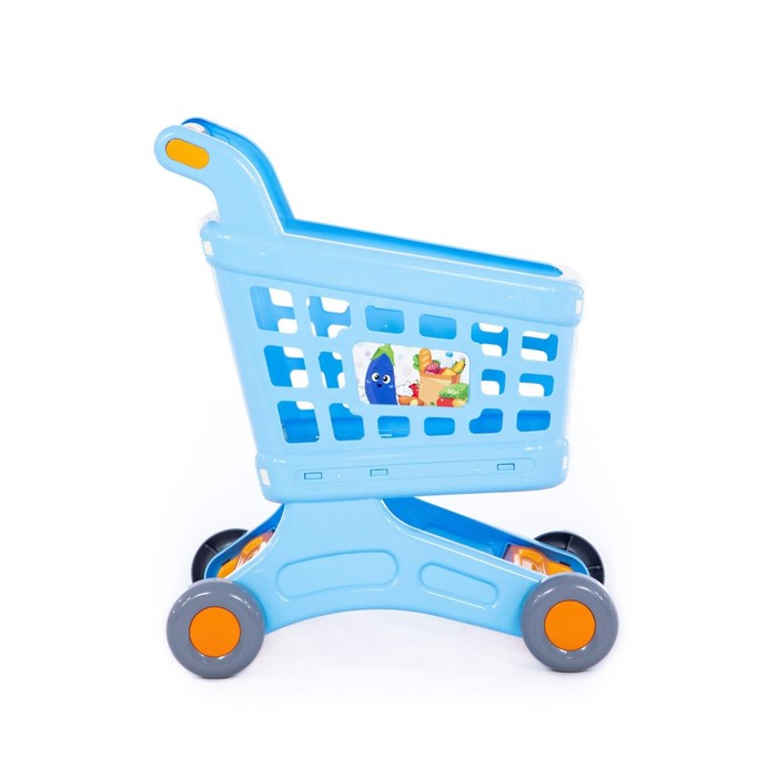 Тележка для маркета «Натали», цвет голубой 54451