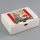 Коробка складная двухсторонняя «Новогоднее окно», 16.5 × 12.5 × 5 см, БЕЗ ЛЕНТЫ - Фото 2