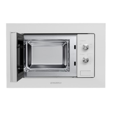 Встраиваемая микроволновая печь MAUNFELD MBMO.20.1PGW, 800 Вт, 20 л, 5 режимов, белая