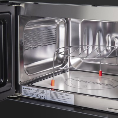 Встраиваемая микроволновая печь MAUNFELD JBMO.20.5GRBG, 1080 Вт, 20 л, 9 режимов, чёрная