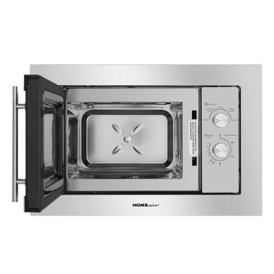 Встраиваемая микроволновая печь HOMSair MOB201S, 1300 Вт, 20 л, 5 режимов, серебристая