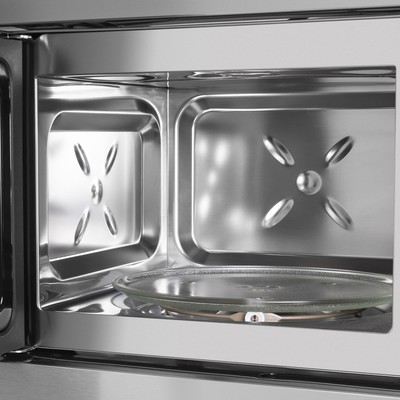 Встраиваемая микроволновая печь HOMSair MOB201S, 1300 Вт, 20 л, 5 режимов, серебристая