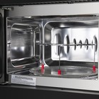 Встраиваемая микроволновая печь HOMSair MOB205GB, 1080 Вт, 20 л, 5 режимов, чёрная - Фото 4
