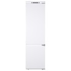 Холодильник MAUNFELD MBF193NFFW, встраиваемый, двухкамерный, класс А+, 285 л, белый - Фото 2