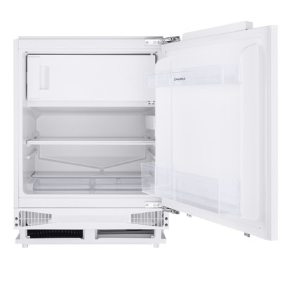 Холодильник MAUNFELD MBF88SW, встраиваемый, двухкамерный, класс А+, 115 л, белый