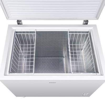 Морозильный ларь MAUNFELD MFL300W, класс А+, 300 л, 2 корзины, белый