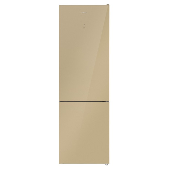 Холодильник MAUNFELD MFF200NFBG, двухкамерный, класс А+, 377 л, Full No Frost, бежевый - Фото 1