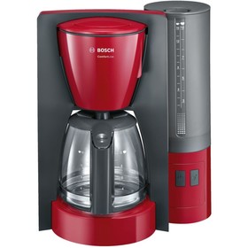 Кофеварка Bosch TKA6A044, капельная, 1200 Вт, 1.25 л, красная