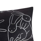 Подушка Этель "Кролики", 40*40 см, 100% п/э, велюр - Фото 2
