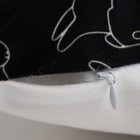 Подушка Этель "Кролики", 40*40 см, 100% п/э, велюр - Фото 4