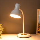Настольная лампа "Чарли" 1х40Вт Е27 белый 18х15,5х45,5см RISALUX - Фото 3