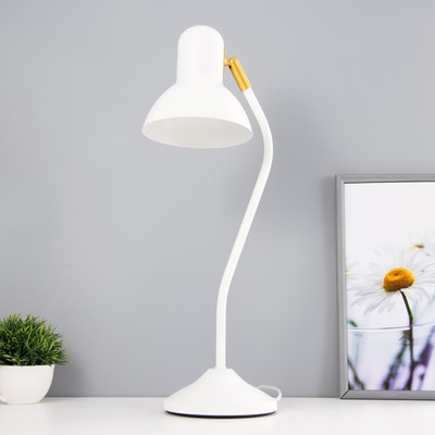 Настольная лампа «Оскар» 1×40 Вт Е27 белый 20.5×14.5×56 см RISALUX