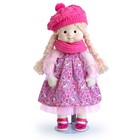 Мягкая кукла «Аврора в шапочке и шарфе», 38 см - фото 9764866
