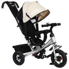 

Велосипед трёхколёсный Micio Classic Air, надувные колёса 10"/8, цвет бежевый