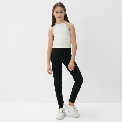 Лосины для девочки MINAKU, чёрная, рост 122 см