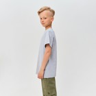 Футболка детская MINAKU цвет серый, рост 128 - фото 21613947