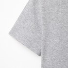 Футболка детская MINAKU цвет серый, рост 128 - фото 21613952