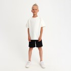 Шорты для мальчика MINAKU цвет черный, рост 140 7829019