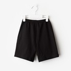 Шорты для мальчика MINAKU цвет черный, рост 140 7829019