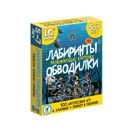 IQ Box Развивающие карточки «Лабиринты. Обводилки» 7984325