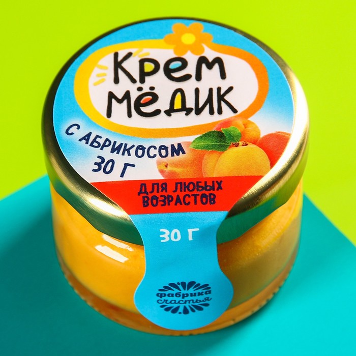 Крем-мед с абрикосом "Крем-медик", 30 г. - Фото 1