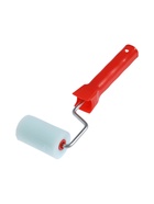 Валик ЛОМ, поролон, 65 мм, рукоятка d=6 мм, D=16 мм, 2 запасных шубки - Фото 7