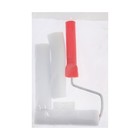 Валик ЛОМ, поролон, 150 мм, рукоятка d=6 мм, D=16 мм, 2 запасных шубки - Фото 5