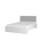 Кровать «Акцент №14М», 1400×2000 мм, цвет белый / цемент светлый / веллюкс сильвер - Фото 2
