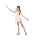 Юбка гимнастическая Grace Dance, на поясе, р. 28, цвет белый - Фото 5
