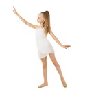 Юбка гимнастическая Grace Dance, с запахом, р. 30-32, цвет белый - Фото 5