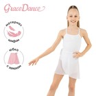 Юбка с запахом для гимнастики и танцев Grace Dance, р. 26-28, цвет белый - фото 299738556