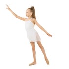 Юбка с запахом для гимнастики и танцев Grace Dance, р. 26-28, цвет белый - Фото 5