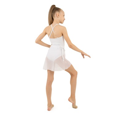 Юбка с запахом для гимнастики и танцев Grace Dance, р. 38-40, белая
