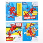 Тетрадь в клетку 12 листов, 4 вида МИКС, обложка мелованная бумага, Человек-паук - Фото 8