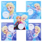 Тетрадь в клетку 12 листов, 5 видов МИКС, обложка мелованный картон, «Холодное сердце» - Фото 3