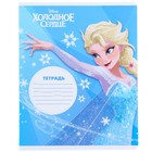 Тетрадь в клетку 12 листов, 5 видов МИКС, обложка мелованный картон, «Холодное сердце» - Фото 11