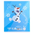 Тетрадь в клетку 12 листов, 5 видов МИКС, обложка мелованный картон, «Холодное сердце» - Фото 12