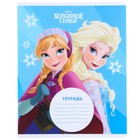 Тетрадь в клетку 12 листов, 5 видов МИКС, обложка мелованный картон, «Холодное сердце» - Фото 13