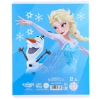 Тетрадь в клетку 12 листов, 5 видов МИКС, обложка мелованный картон, «Холодное сердце» - Фото 6