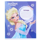 Тетрадь в клетку 12 листов, 5 видов МИКС, обложка мелованный картон, «Холодное сердце» - Фото 4