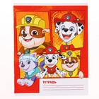 Тетрадь в клетку 12 листов, 5 видов МИКС, обложка мелованный картон, «Щенячий патруль» - Фото 6