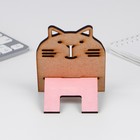 Подставка под телефон "Котик", 7,8 х 12.5 см - фото 51455769