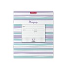 Тетрадь 12 листов в клетку ErichKrause Optima Lines, обложка мелованный картон, блок офсет, белизна 100% белизны, МИКС (комплект 10 шт) - фото 21614800